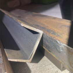 Steel C Channel 2” Wide X 1.25 Tall X 8’ Long
