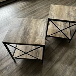 Two (2) End Tables - Priced To Sell