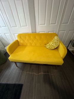 yellow couch
