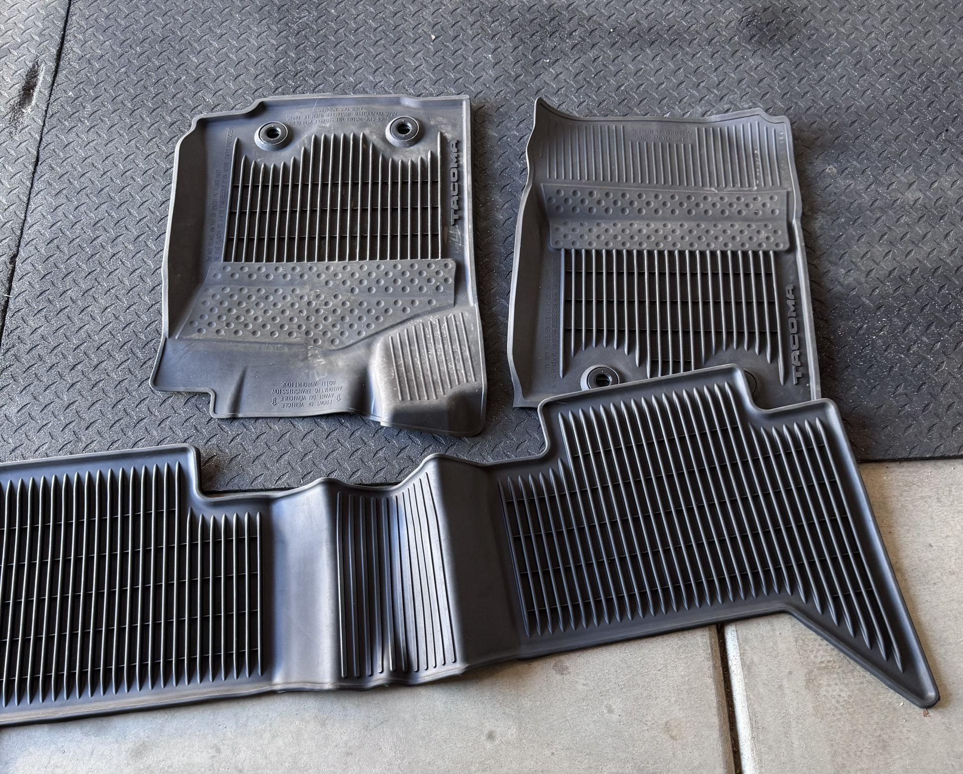 2023 Toyota Tacoma weather guard mats
