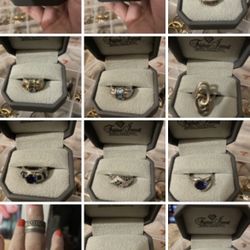 Beautiful Wedding Engagement Rings Various Styles And Sizes 5-10