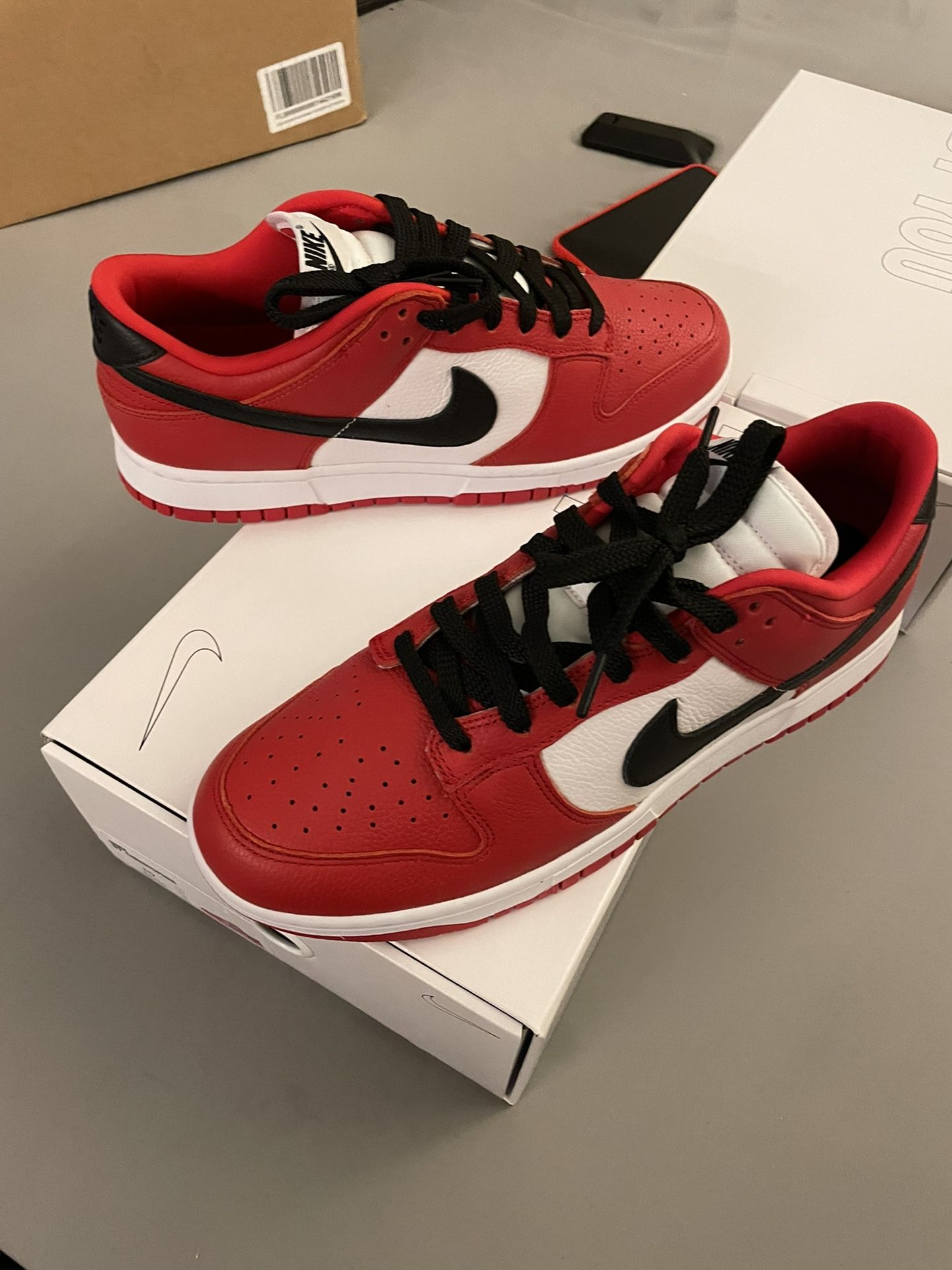 Nike Dunk Low ID Chicago Inspired Sz 10