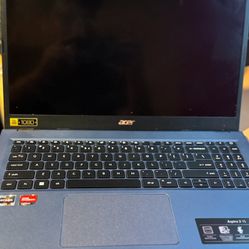 Acer 2023 Aspire 3 Laptop, 15.6” FHD IPS Touchscreen Display, AMD Ryzen 5, 480 GB, 8 GB Ram, Blue