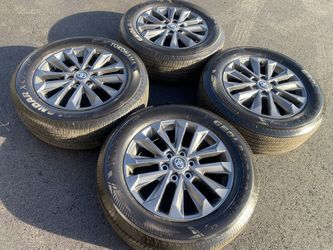 2025 Factory Toyota Landcruiser Rims & Tires ~ 100% tread   Fits 2024 and newer Toyota 6 lug models