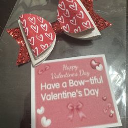 Hair Bows Valentines 