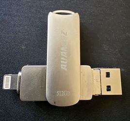 512GB iPhone Lightning USB Flash Drive Verified Capacity
