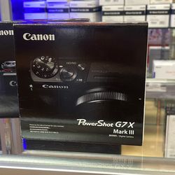 Canon Powershot G7X Mark III
