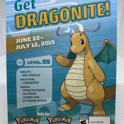 DRAGONITE GAMESTOP PROMO (2015)