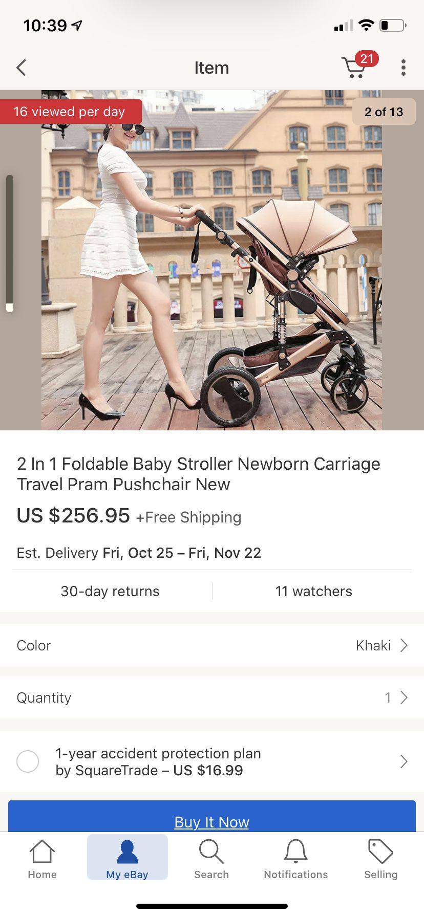 Baby Stroller with car seat