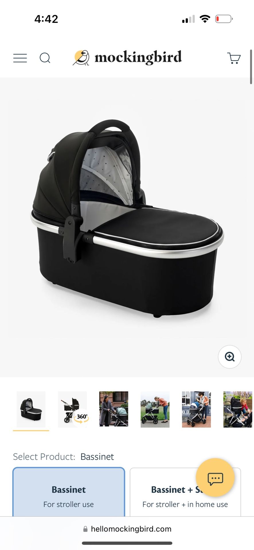 Mocking Bird Bassinet New