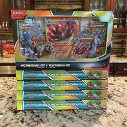 Pokémon Incineroar & Torterra Special Collection Box