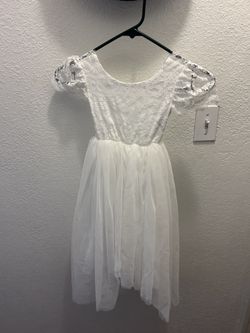 Girls White Dress