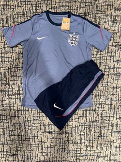 Nike England Football Jersey and Shorts Set