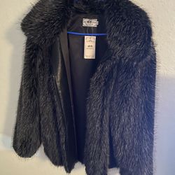 Men’s Fur Luxury Winter Men Warm Hairy Jacket 