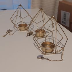 Geometric Tea Light Holders