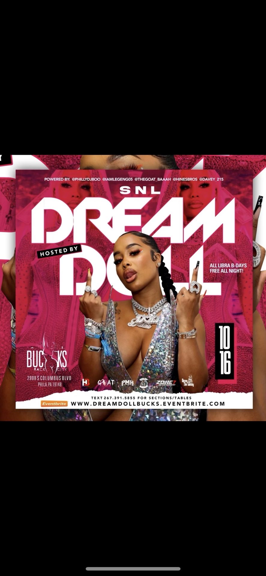 Dream Doll Live Bucks Rack City Philly