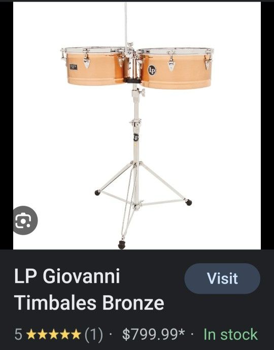 LP GIOVANNI TIMBALES BRONZE for Sale in Carol City, FL OfferUp