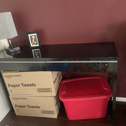 Computer desk and chair