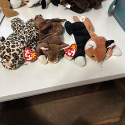 Beanie Babies Chip Pounce And Freckles