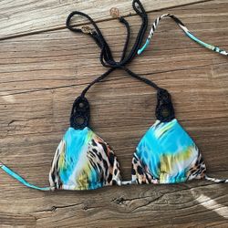 New LULI FAMA Designer Bikini Top Size XS