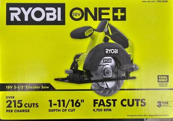 RYOBI ONE+ 18V Cordless 5 1/2 in. Circular Saw (Tool Only)