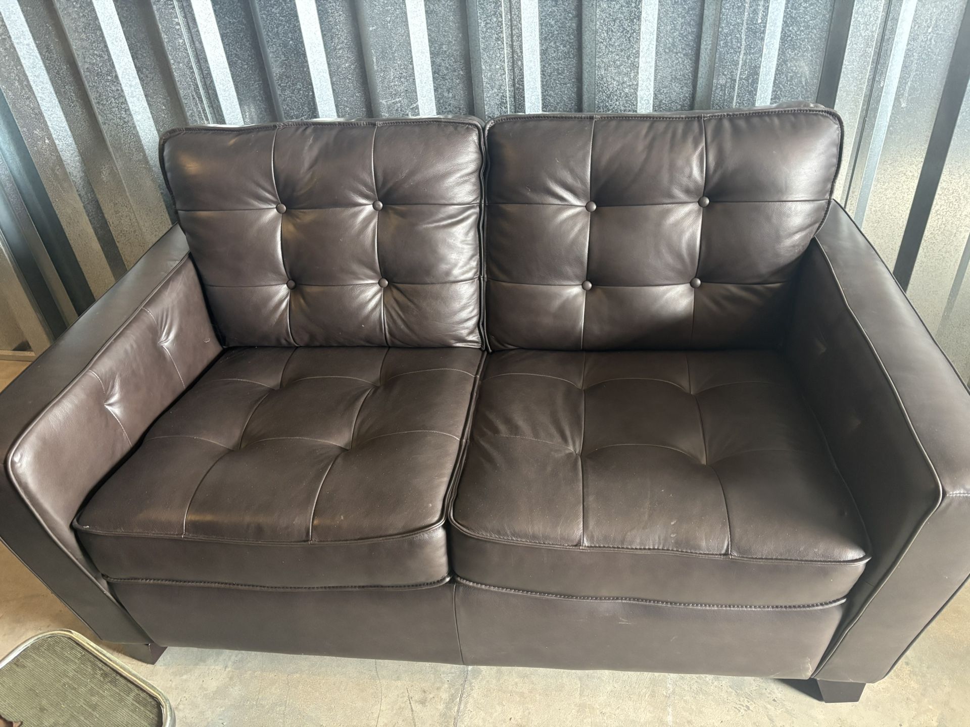 Brown Leather Couch – Excellent Condition, Comfortable & Stylish/ Located In Richmond Va!