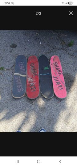 SKATEBOARD DECKS Shake junt! $50 ALL 4