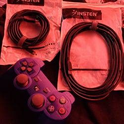 PS3 Brand New Wireless Cables And Controller