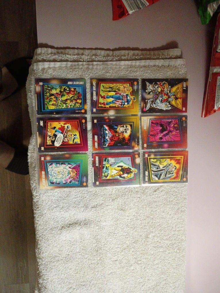 Marvel 1990 Trading Cards Prices May Vary