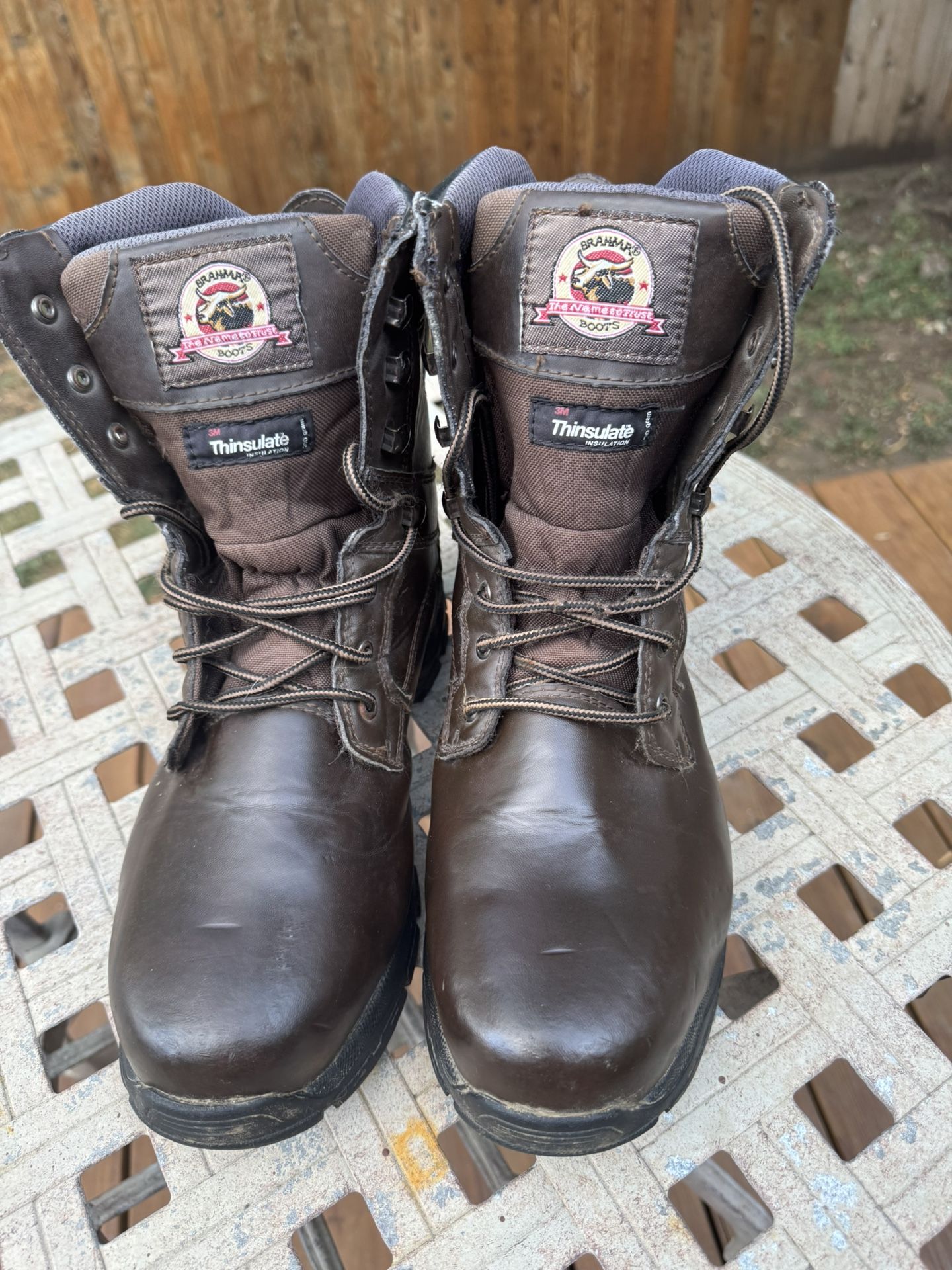 Brahma Steel Toe boots Men Size 10