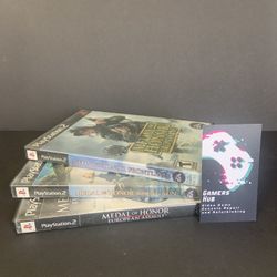 Medal Of Honor 3 Pk Bundle Ps2 