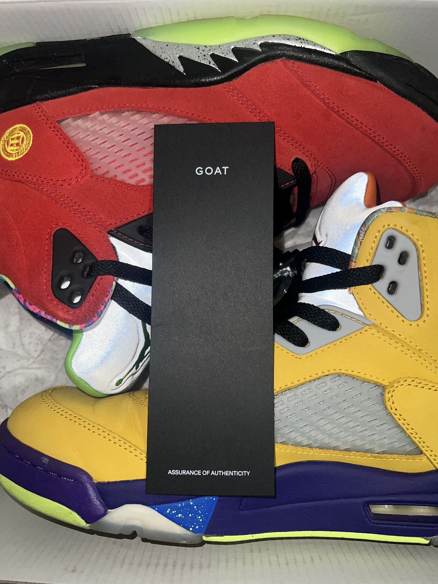 Nike Air Jordan 5 “What The” Size 9.5 Mens