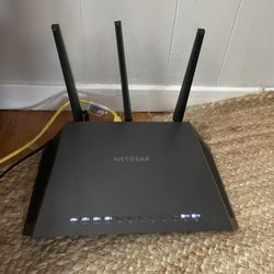 Netgear Nighthawk WiFi Router + Netgear Modem