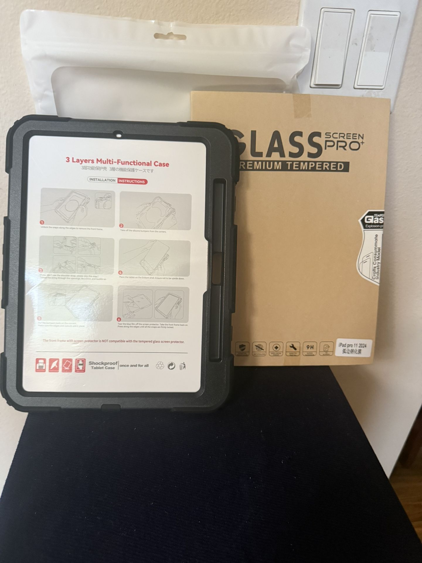 iPad Pro 11 2024 Case And Glass