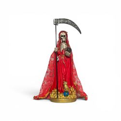 Santa Muerte Tela de 14" resina