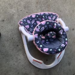 Fisher-Price Baby Sit-Me-Up Floor Seat Pink Mushroom