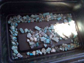 A bunch of turquoise