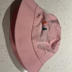 University Of Miami Pink Bucket Hat