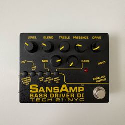 Sansamp Bass Driver DI Preamp V2