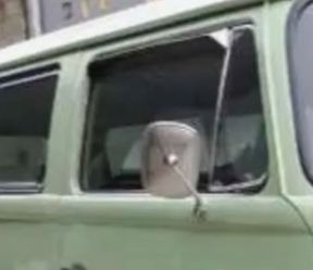 Vw bus chrome window visor