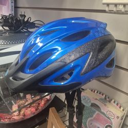 Bell Axle child's bicycle helmet in blue.