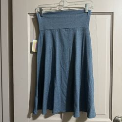 Womens LuLaRoe Skirt Azure NWT Size XS