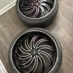 Black And Machined 24s