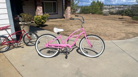 Electra brand 26” Pink Beach Cruiser Bicycle