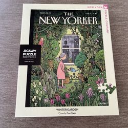 The New Yorker Puzzle - Winter Garden by Tom Gauld