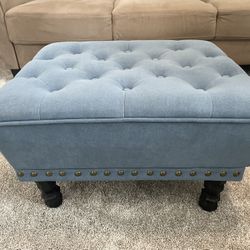 Blue Ottoman 