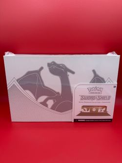 Pokemon TCG Sword and Shield Charizard UPC Box