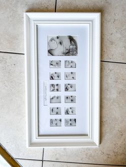 Baby Months Picture Frame