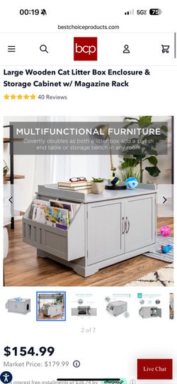 cat Litter Box Cabinet