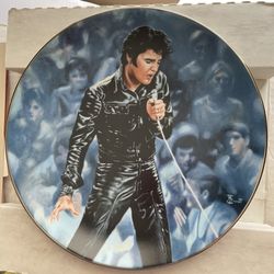 Elvis 68 Comeback Special Collectors Plate